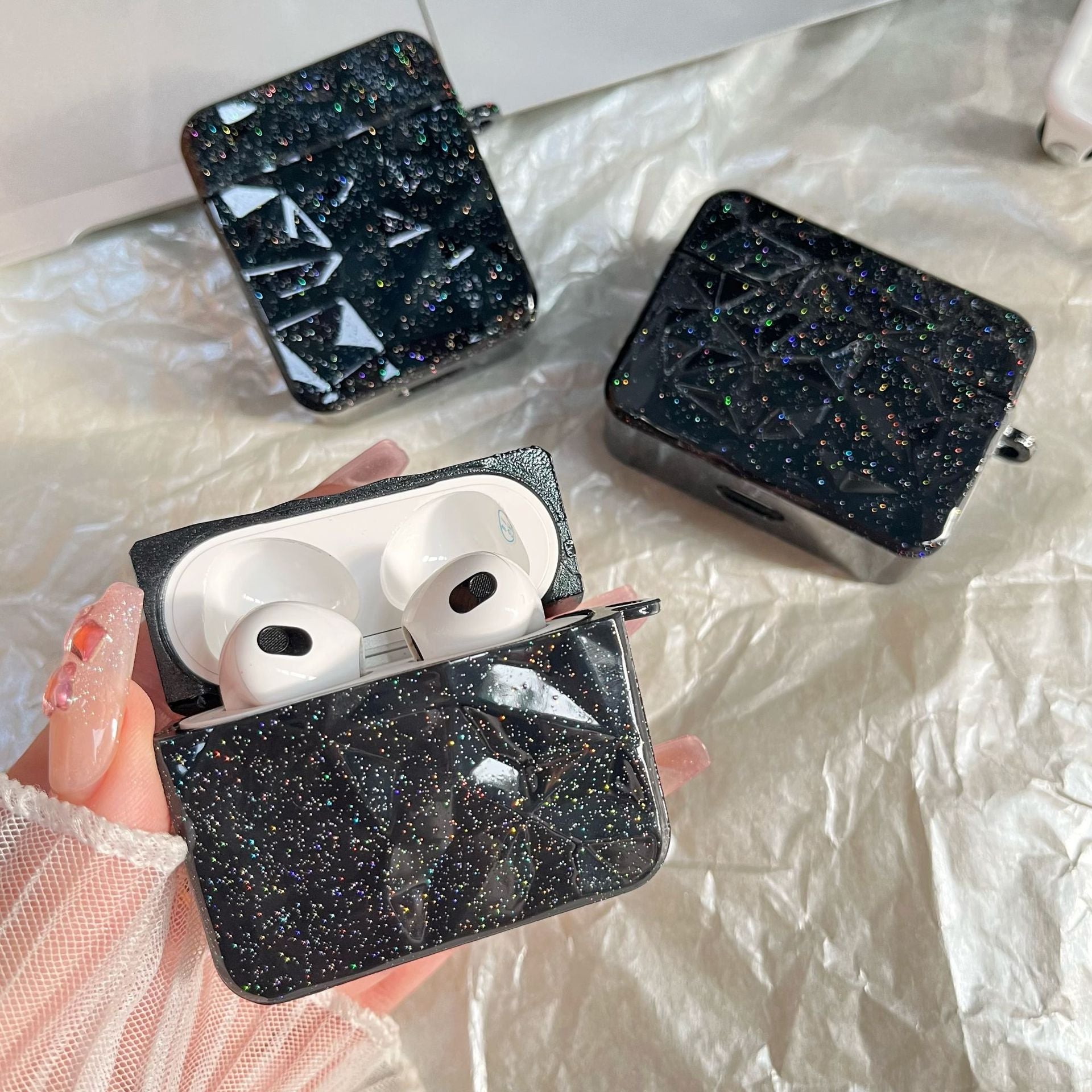 ブラックダイアモンドケース【AirPods(エアーポッズ)】