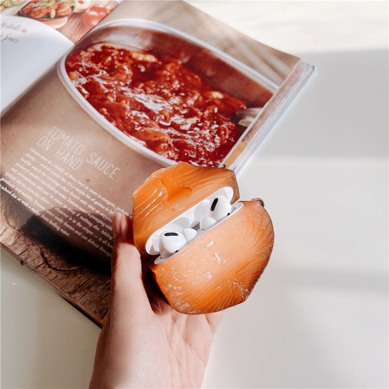 リアルサーモンブロックケース【AirPods(エアーポッズ)】