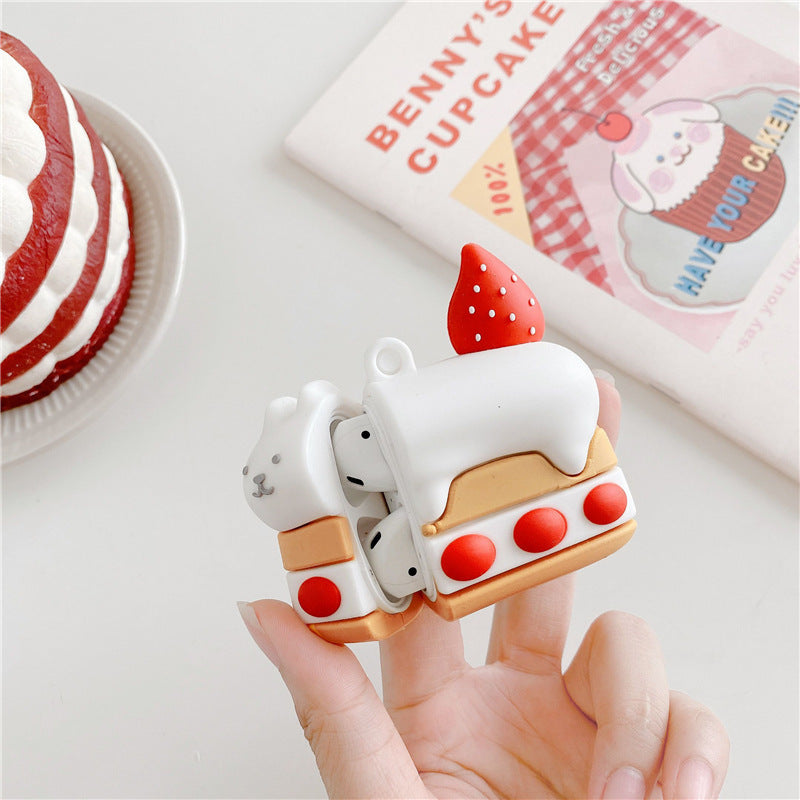 キャットケーキシリコンケース【AirPods(エアーポッズ)】