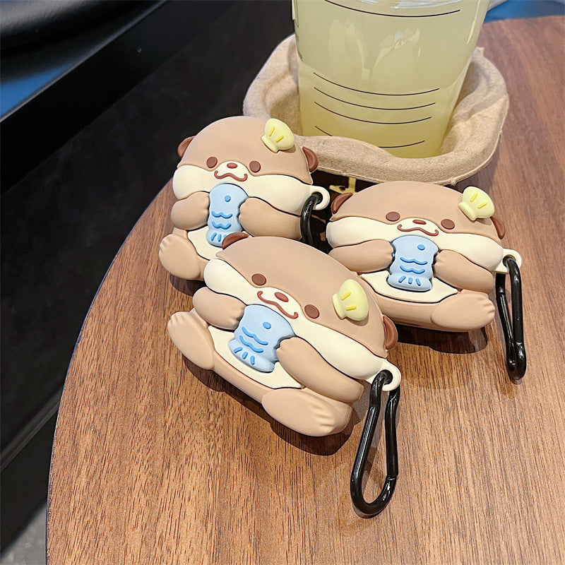 シェルカワウソシリコンケース【AirPods(エアーポッズ)】