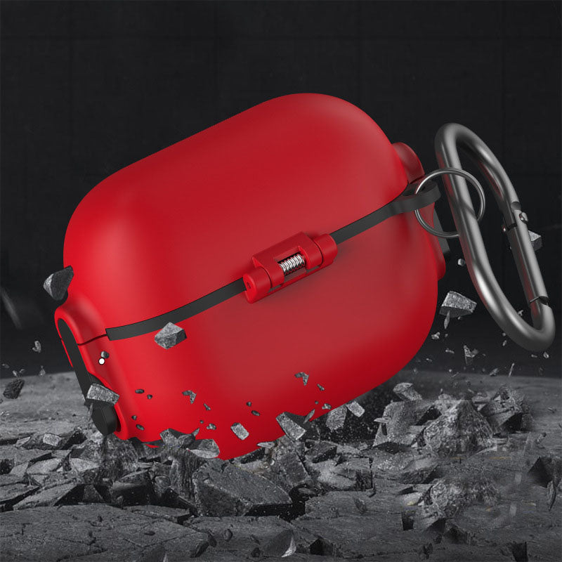 フリップロックシリコンケース【AirPods(エアーポッズ)】