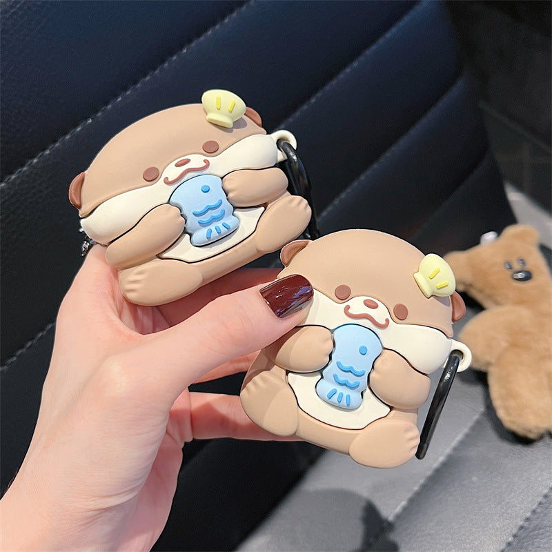 シェルカワウソシリコンケース【AirPods(エアーポッズ)】