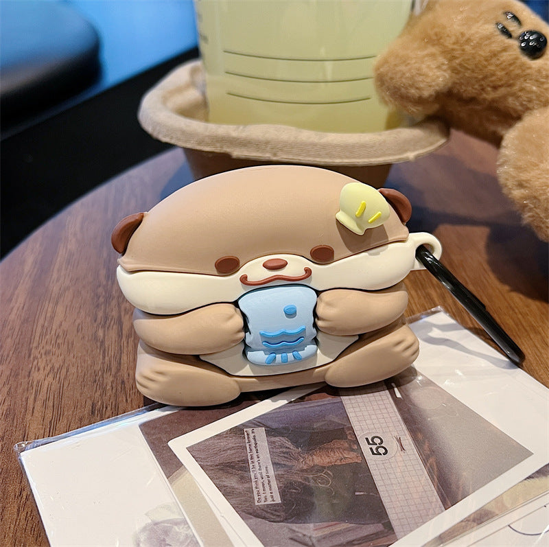 シェルカワウソシリコンケース【AirPods(エアーポッズ)】