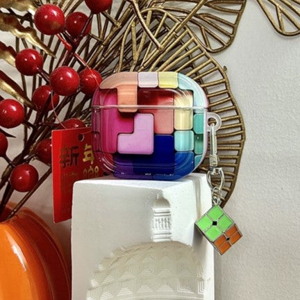 キューブデザインIMDケース【AirPods(エアーポッズ)】