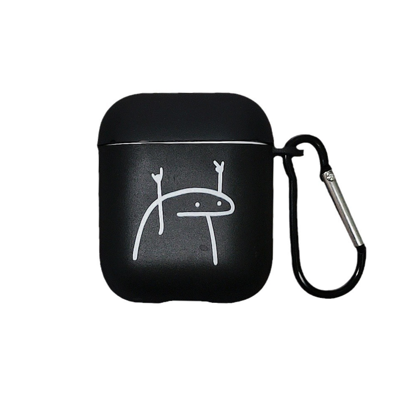 ファニーラインモノクロケース【AirPods(エアーポッズ)】