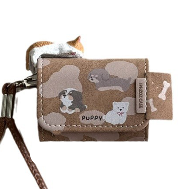 レザーパピーキャットフィギュアケース【AirPods(エアーポッズ)】