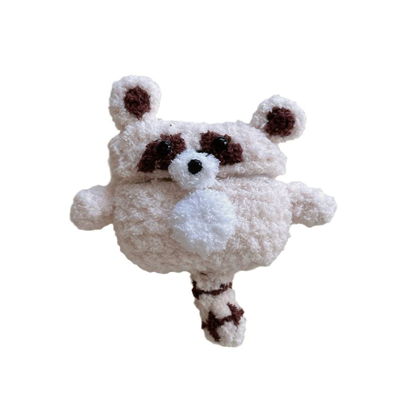 プラッシュアライグマケース【AirPods(エアーポッズ)】