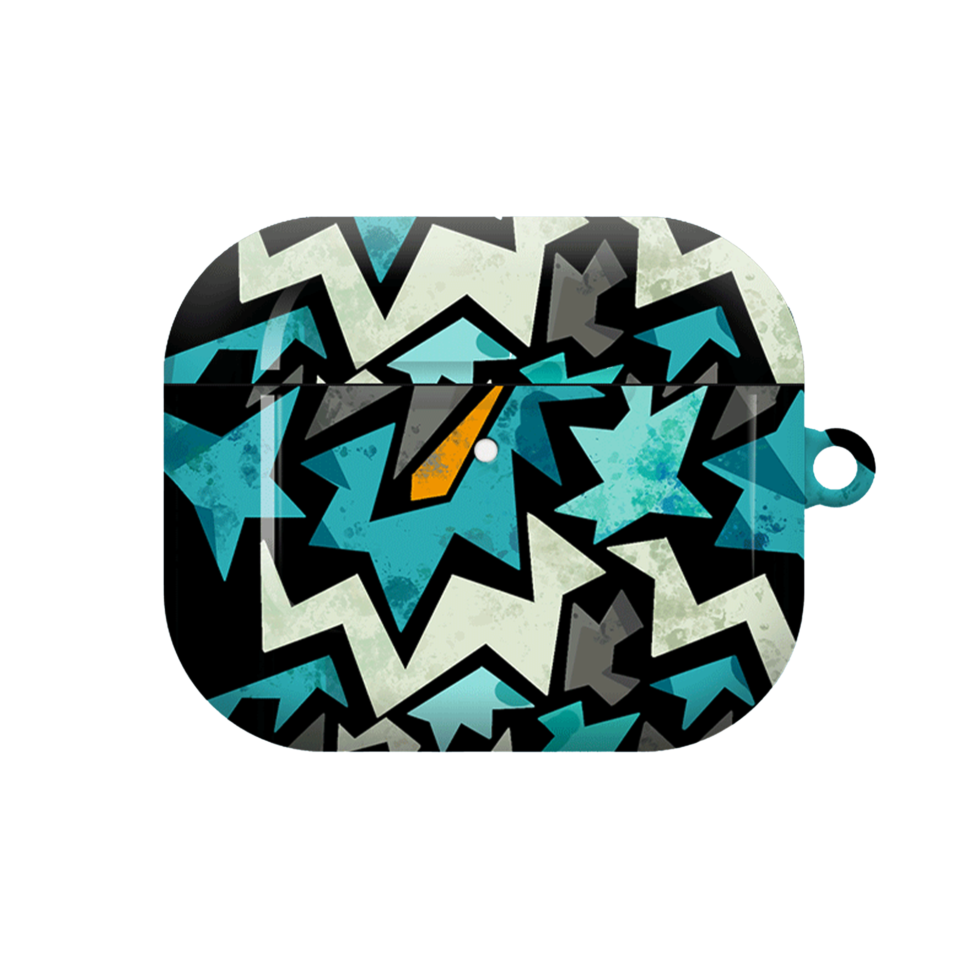 ジオメトリックライトニングPCケース【AirPods（エアーポッズ）】