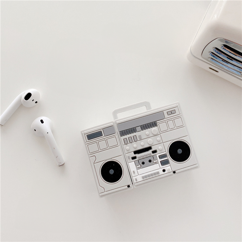 レトロラジカセシリコンケース【AirPods（エアーポッズ）】