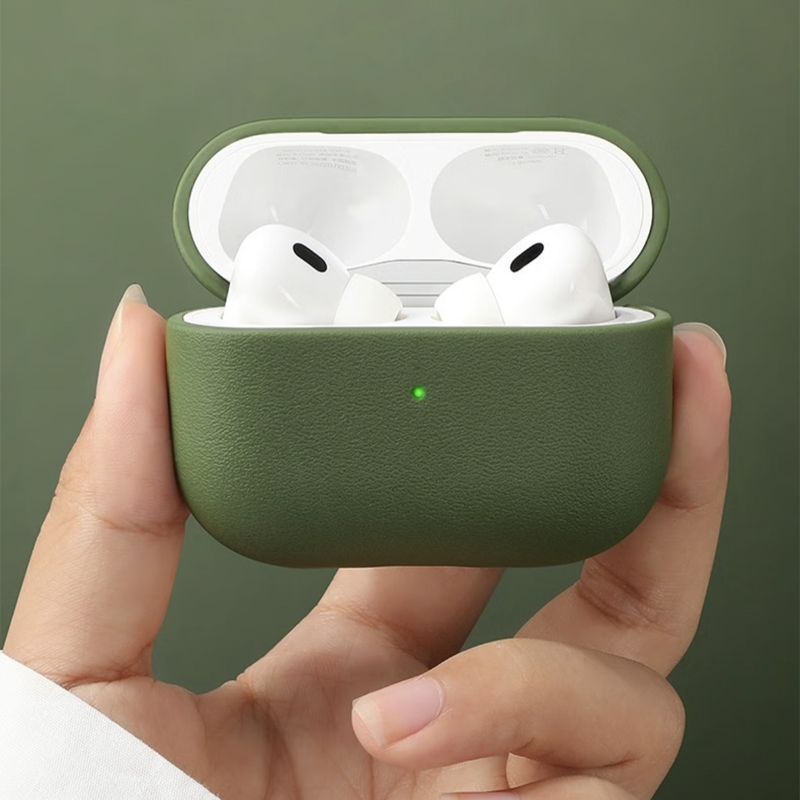 レザーデザインTPUケース【AirPods（エアーポッズ）】