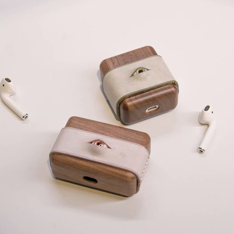 レザークリーピーアイケース【AirPods（エアーポッズ）】