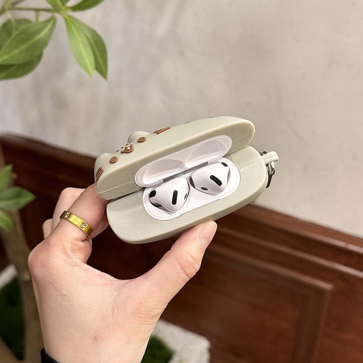 ローリングキャットシリコンケース【AirPods（エアーポッズ）】