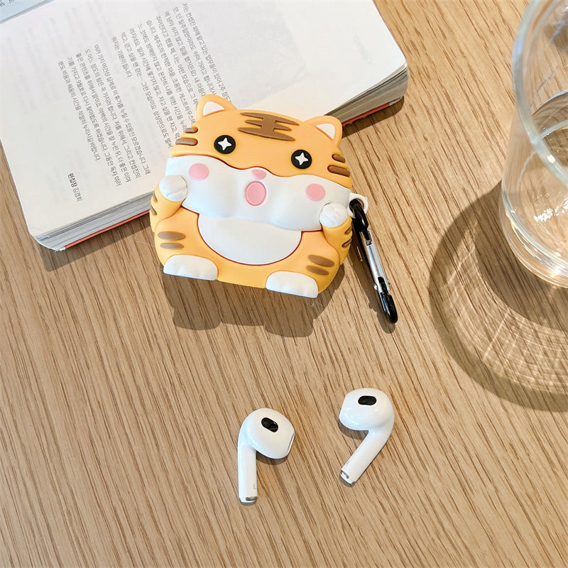 キュートタイガーシリコンケース【AirPods（エアーポッズ）】