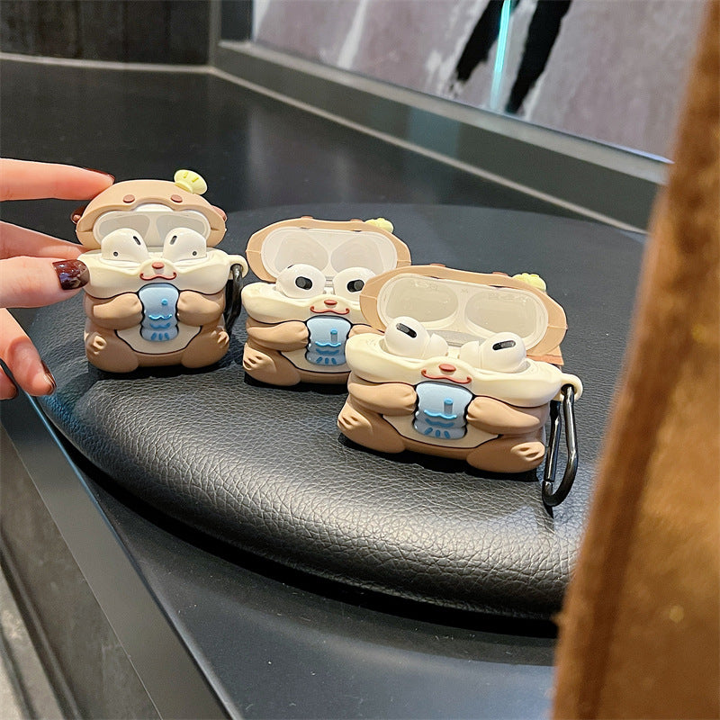 シェルカワウソシリコンケース【AirPods（エアーポッズ）】